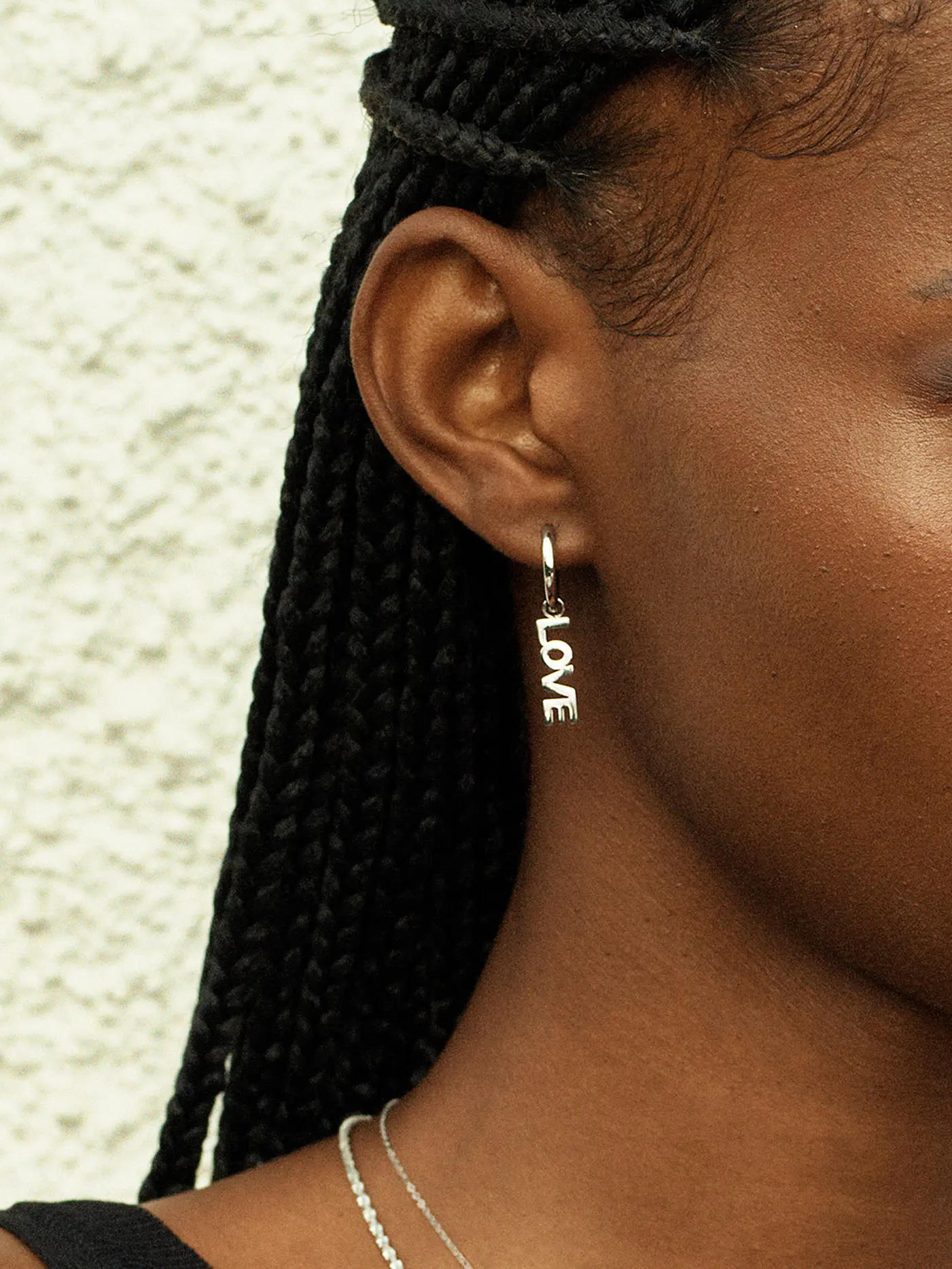 EDBLAD | Ohrringe LOVE HOOPS Gold | silber